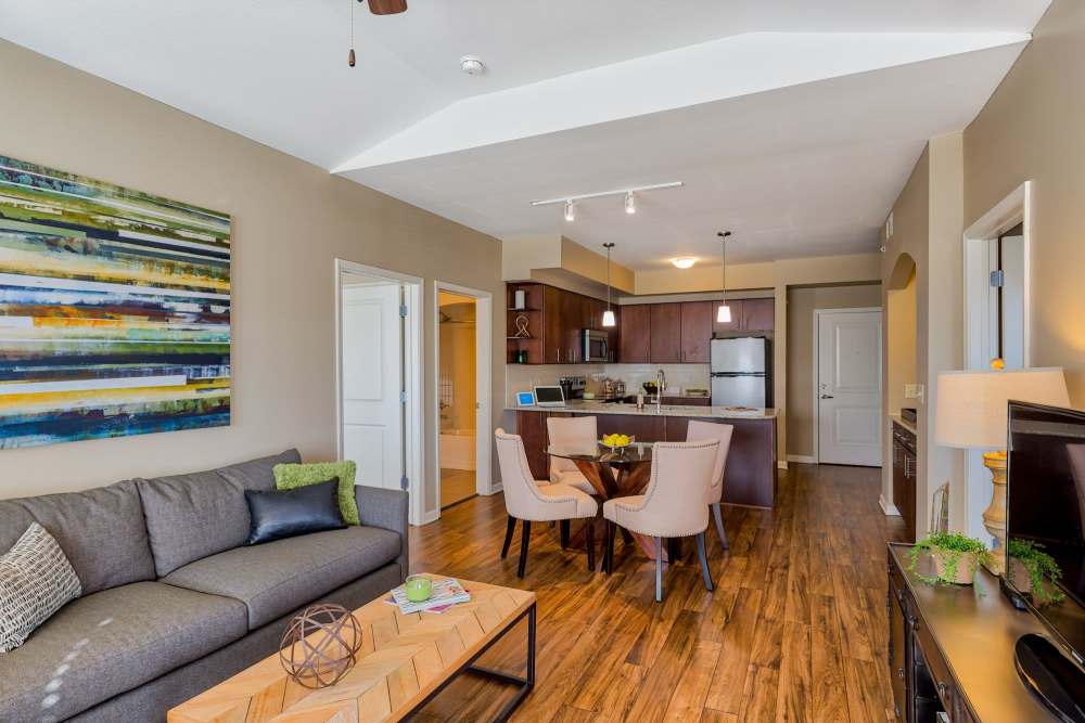interior of apartment at ((location_name}} in Kansas City, MO