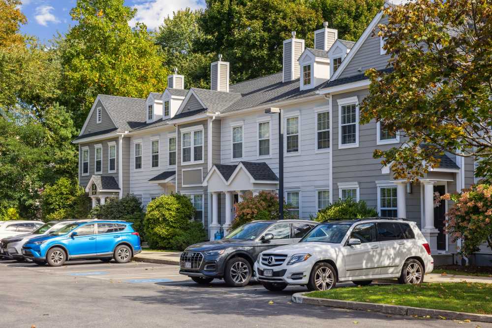 Parking near the Entrance at Sofi at Salem Station in Salem, Massachusetts