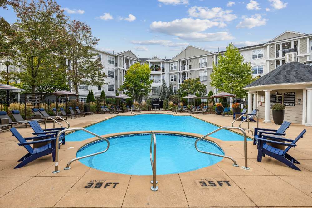 Swimming Pool & Spa at Sofi at Salem Station in Salem, Massachusetts