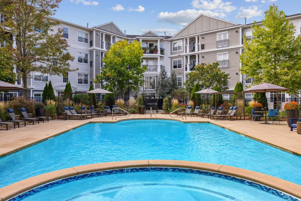 Resort-Style Pool at Sofi at Salem Station in Salem, Massachusetts