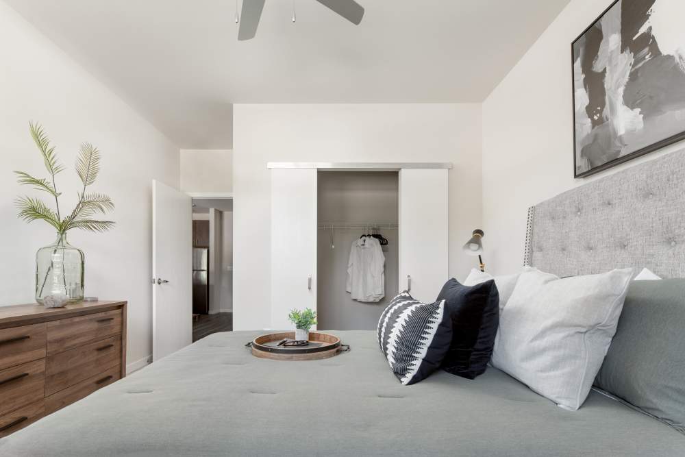 Closet in bedroom at ((location_name}} in Brown Deer, WI