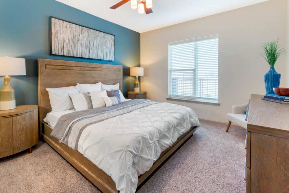 bedroom at The Mark at Fishers District in Fishers, Indiana
