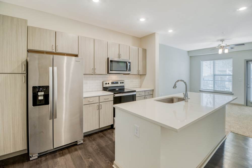 Kitchen at The Mark at Fishers District in Fishers, Indiana