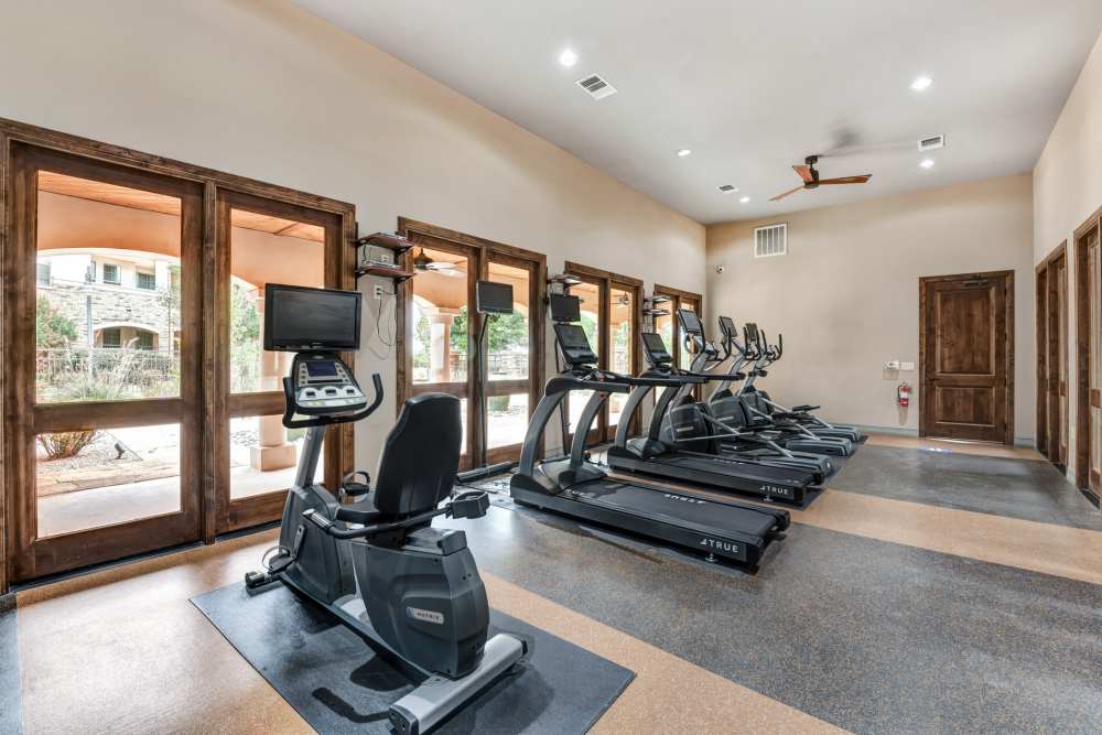 Fitness center at Renaissance At North Park in Lubbock, Texas