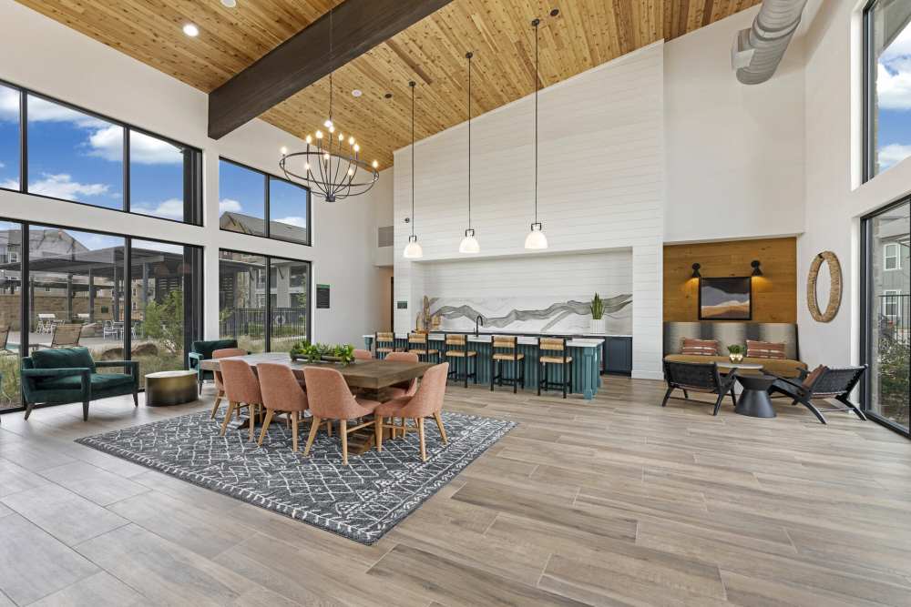 Lounge at Slide North Apartments in Lubbock, Texas