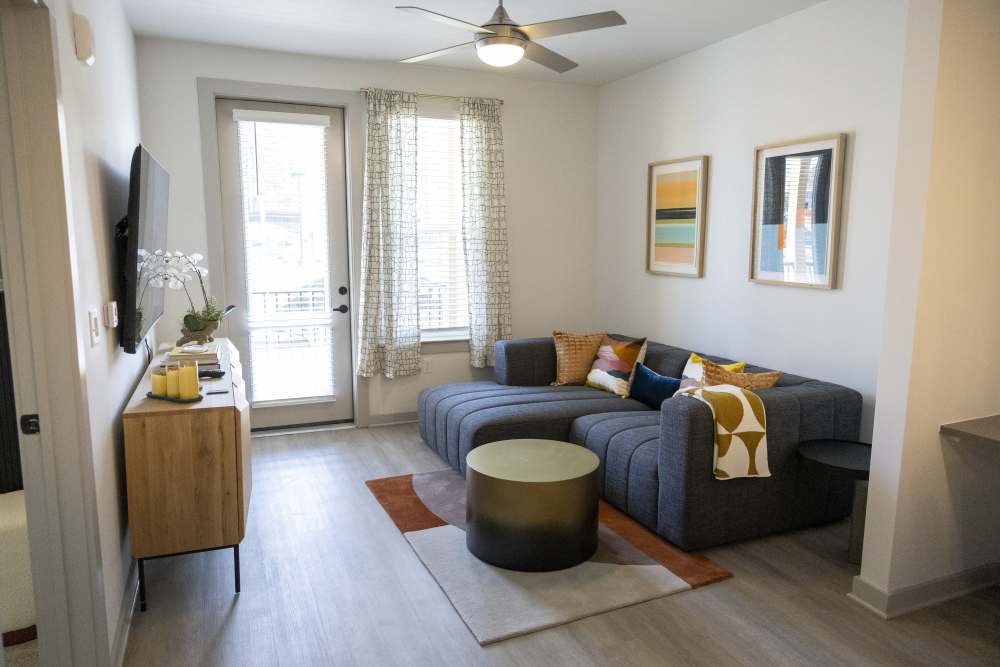 Living Room at Corner on Main in Jacksonville, Florida