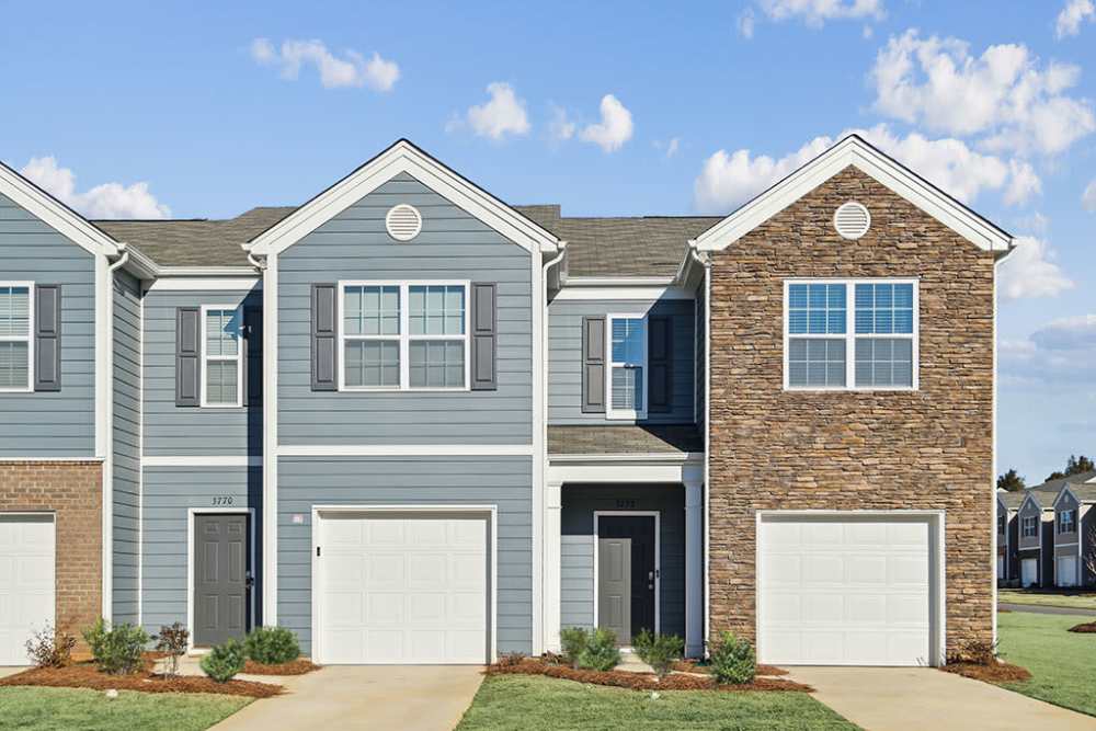 Exterior of the apartment at Norman Ridge Townhomes in Terrell, North Carolina