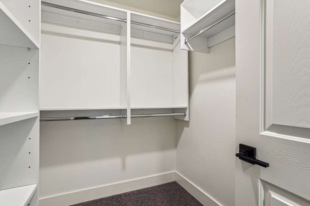 Walk-in closet at Cypress in McKinney, Texas
