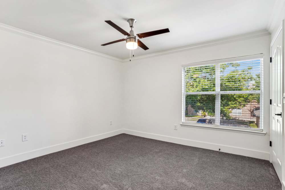 Large window in the bedroom at Cypress in McKinney, Texas