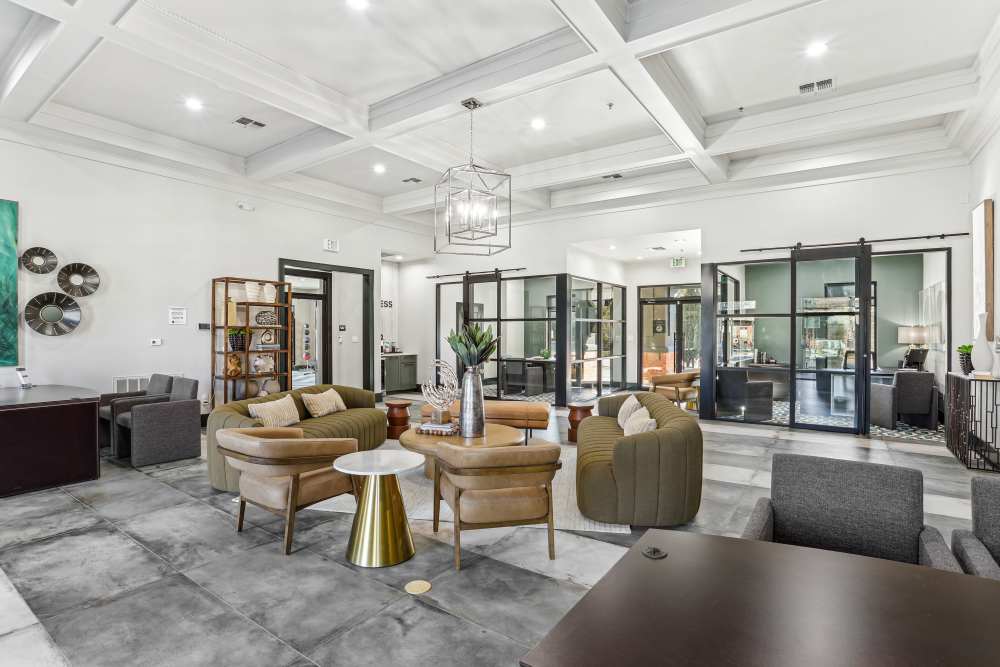 Waiting area near the office at Cypress in McKinney, Texas