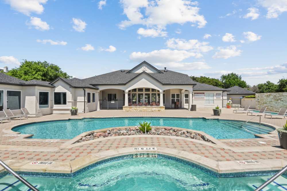 View of the pool at Milan in Austin, Texas