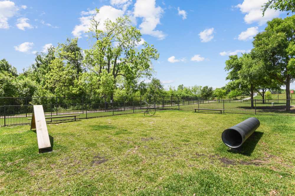 Play area with green grass at Milan in Austin, Texas