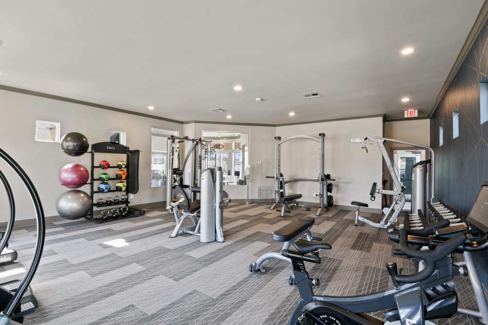 Fitness center at Milan in Austin, Texas