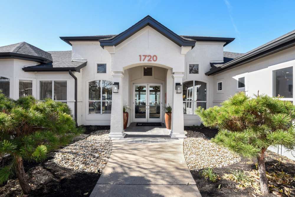 Entry of the building at Milan in Austin, Texas