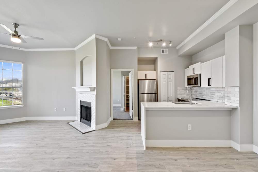 View of Living and kitchen at Milan in Austin, Texas