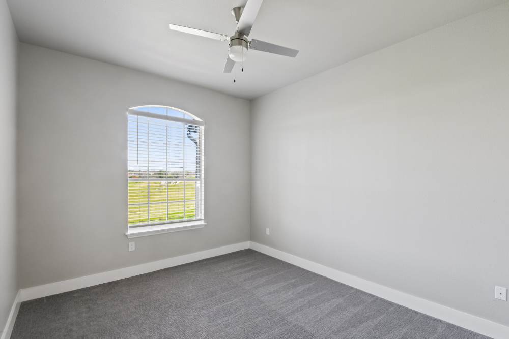 Unfurnished room with ceiling fan at Milan in Austin, Texas