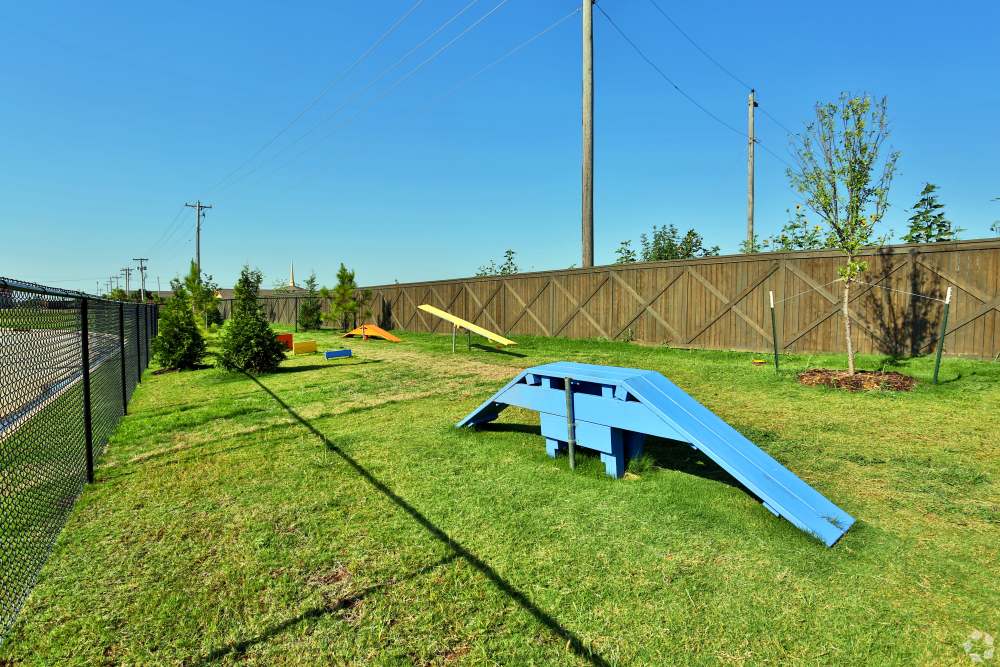 Dog park at 35 West in Moore, Oklahoma