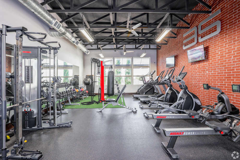 Fitness center at 35 West in Moore, Oklahoma
