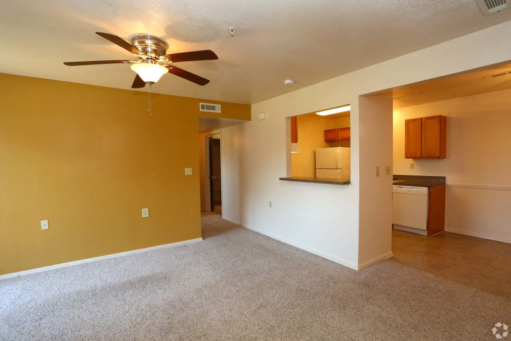 Living room at Coffee Creek Apartments in Edmond, Oklahoma
