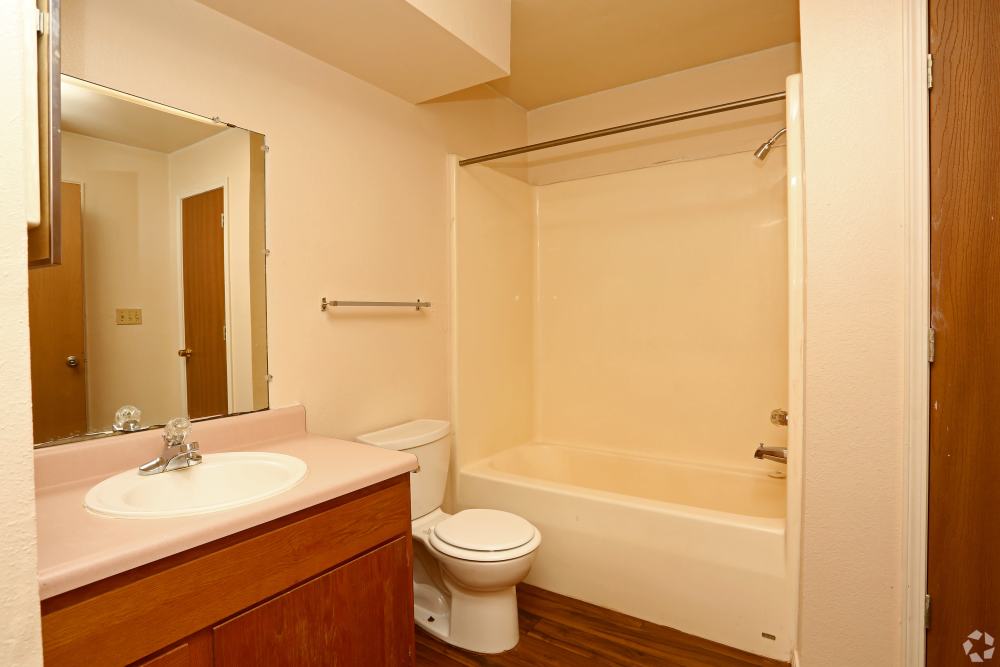 Bathroom at Coffee Creek Apartments in Edmond, Oklahoma