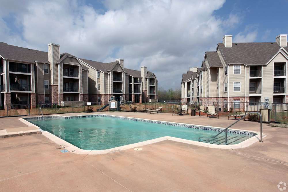 Swimming pool at Forest Creek in Oklahoma City, Oklahoma