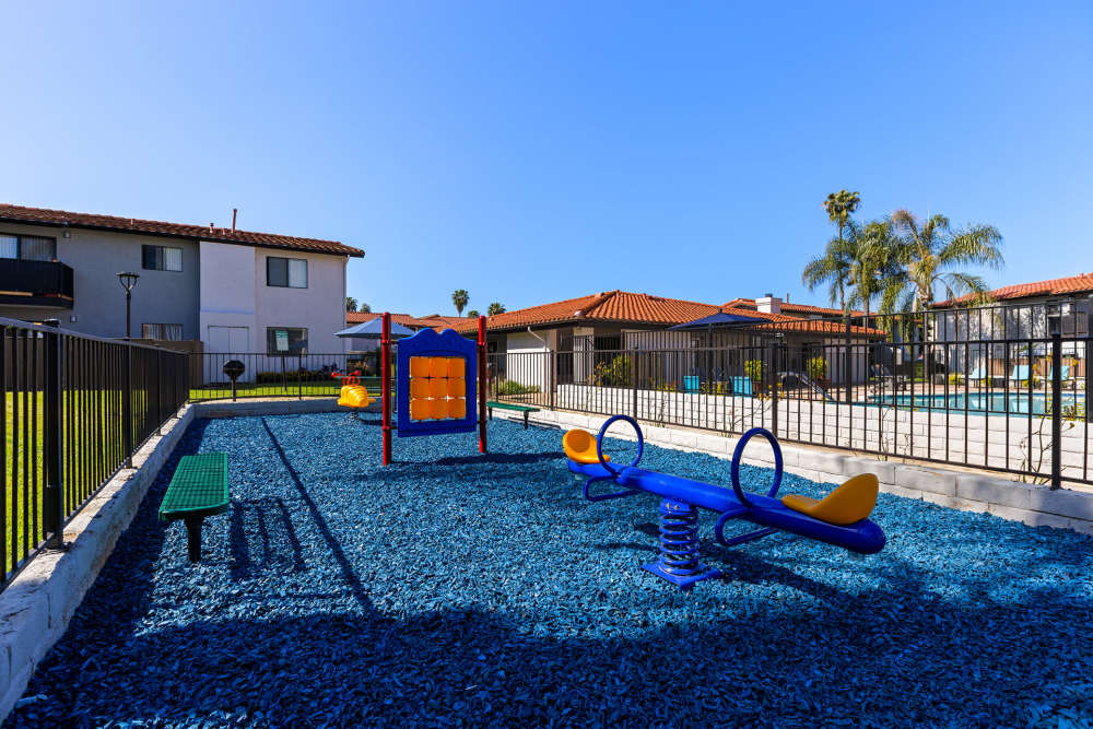 Children's playground at Valle at Escondido in Escondido, California