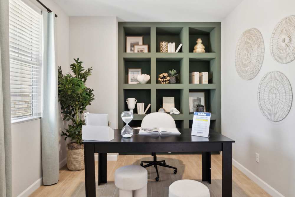 Office in a model home at BB Living Desert Ridge in Phoenix, Arizona