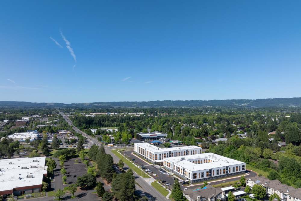 aerial view of Clearwater Beaverton in Beaverton, Oregon