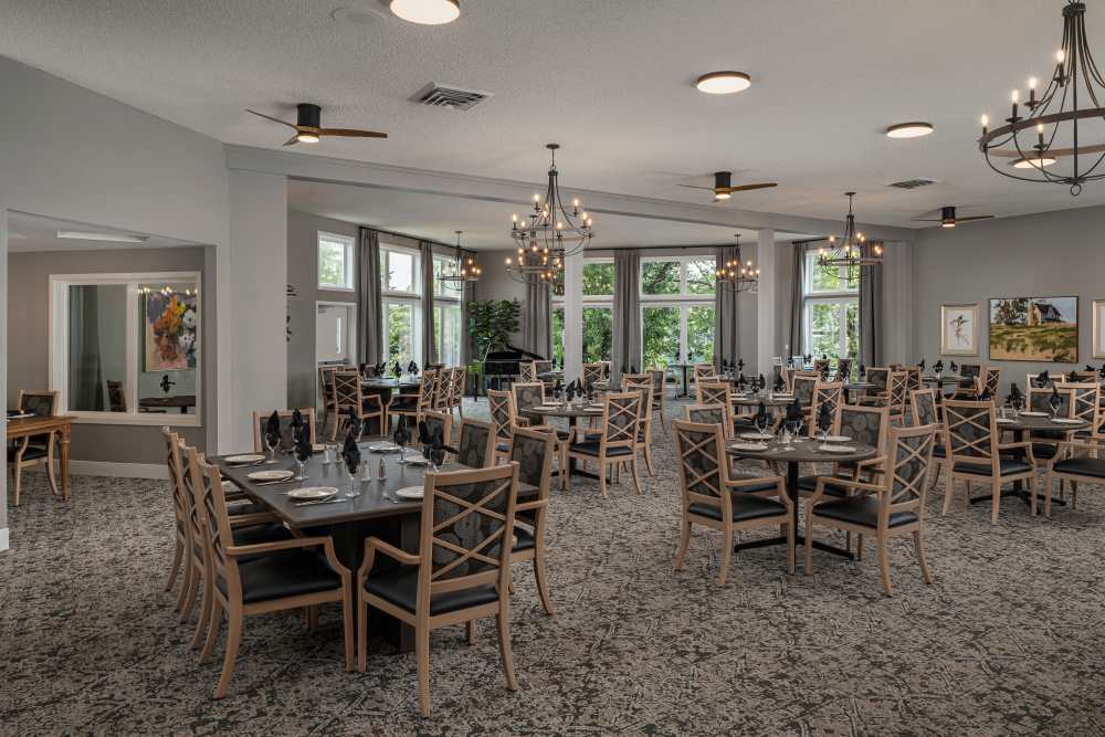 Banquet area at The Ridge at Oregon City in Oregon City, Oregon