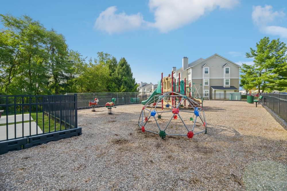 Community playground at The Elms at Centreville in Centreville, Virginia, 