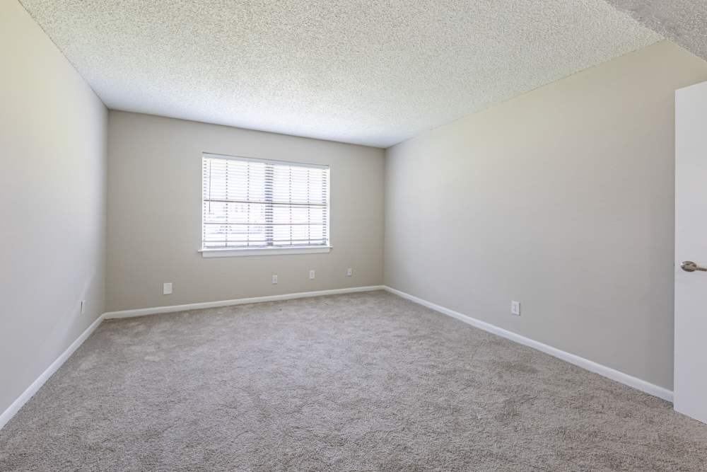 Bright bedroom at Huffman Mill Townhomes in Burlington, North Carolina,