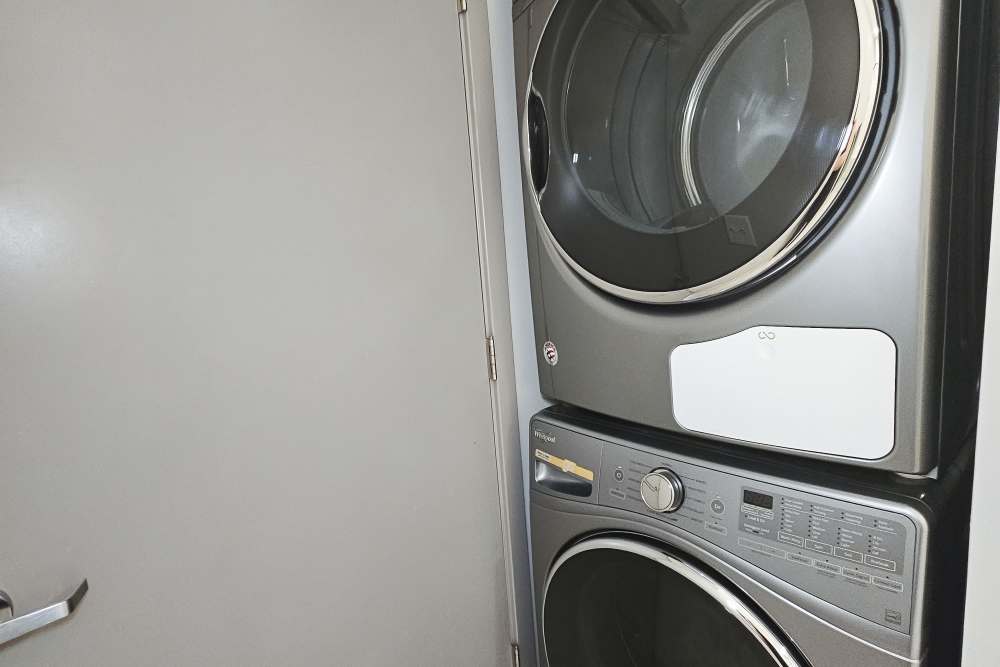 Stackable Washer Dryer Included at Leo and Alpine in Grand Rapids, Michigan