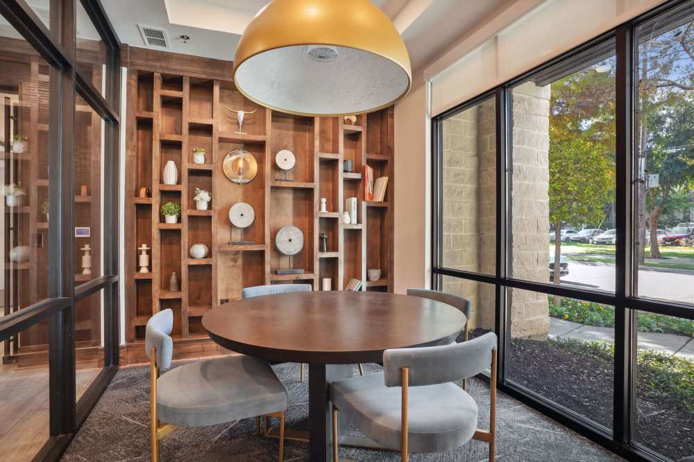 Seating space in clubhouse  at Trinity Bluff & Trinity District in Fort Worth, Texas