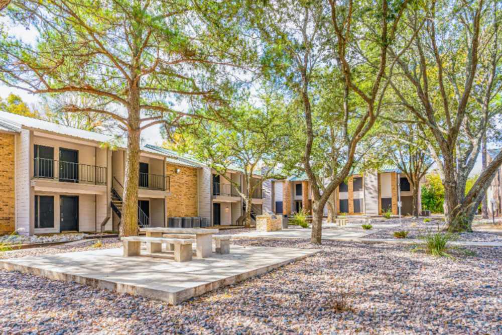 Neat and clean surroundings at Athena Garden Apartments in Athens, Texas