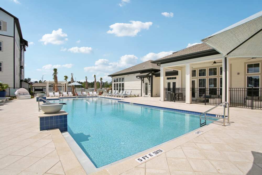 Resort style pool at Avion Apartments in Jacksonville, Florida