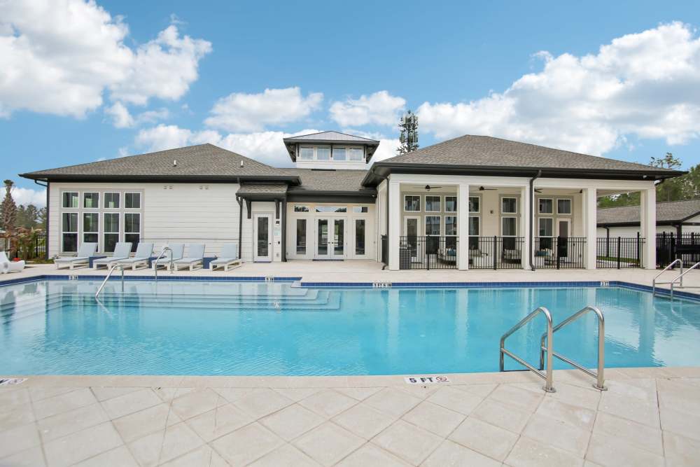Resort style pool at Avion Apartments in Jacksonville, Florida