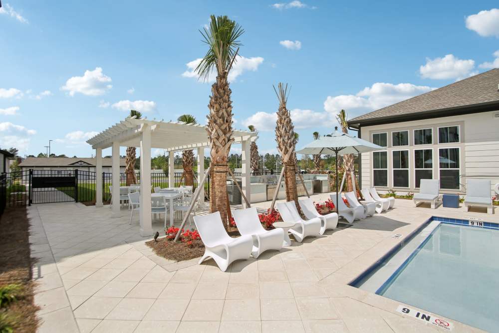 Resort style pool at Avion Apartments in Jacksonville, Florida