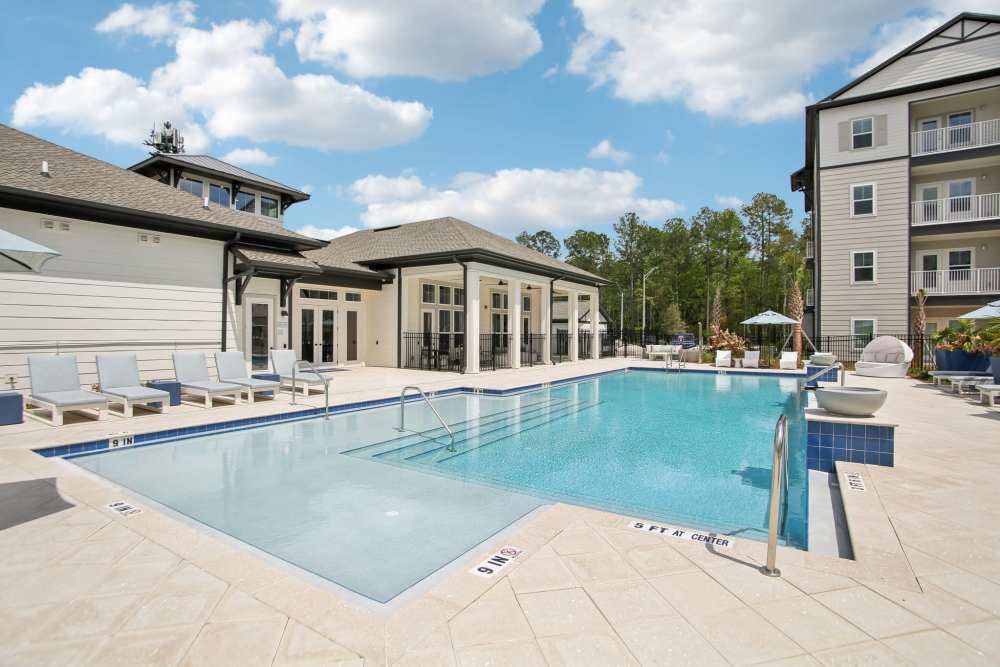 Resort style pool at Avion Apartments in Jacksonville, Florida
