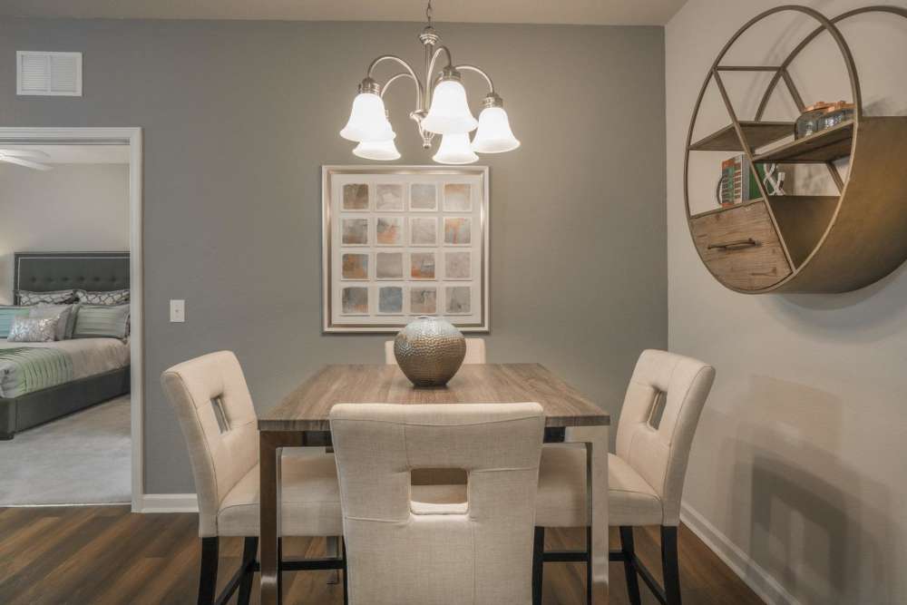 Dining area at The Haven At West Melbourne in West Melbourne, Florida