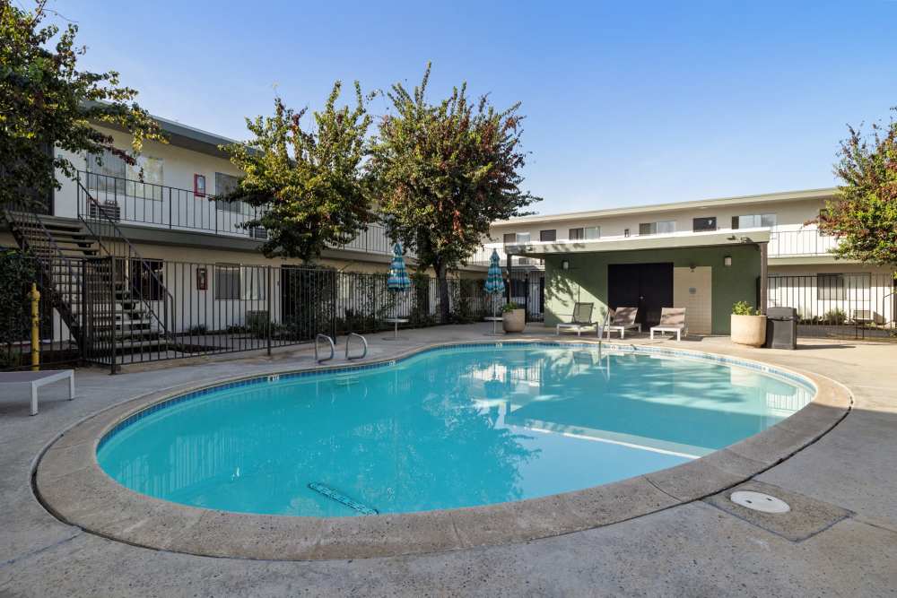 Swimming pool at Valle at 9209 Kenwood in Spring Valley, California