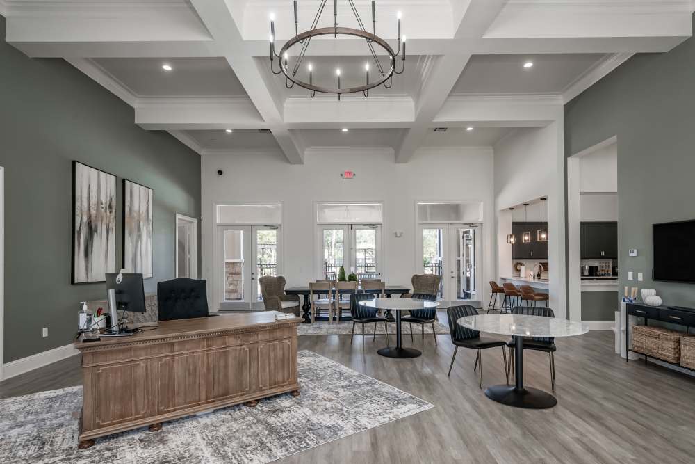 Clubhouse at The Abbey at Park Lakes in Humble, Texas