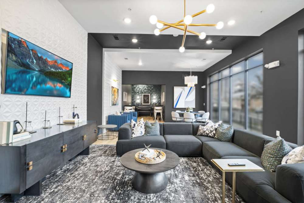 Inviting living room setting at Duet in Nashville, Tennessee