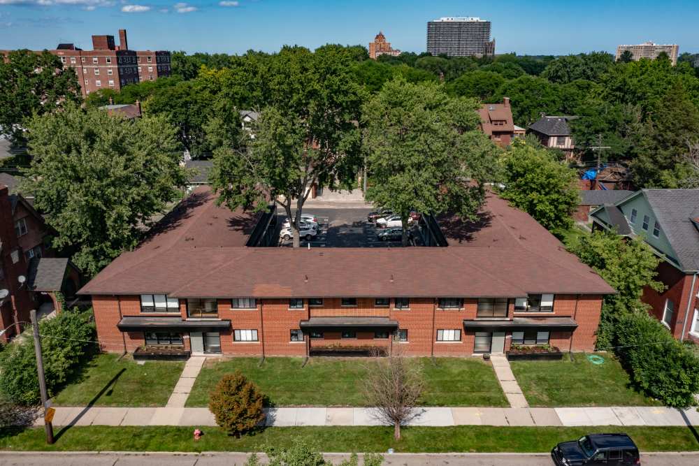 Neighborhood aerial at Detroit Living in Detroit, 