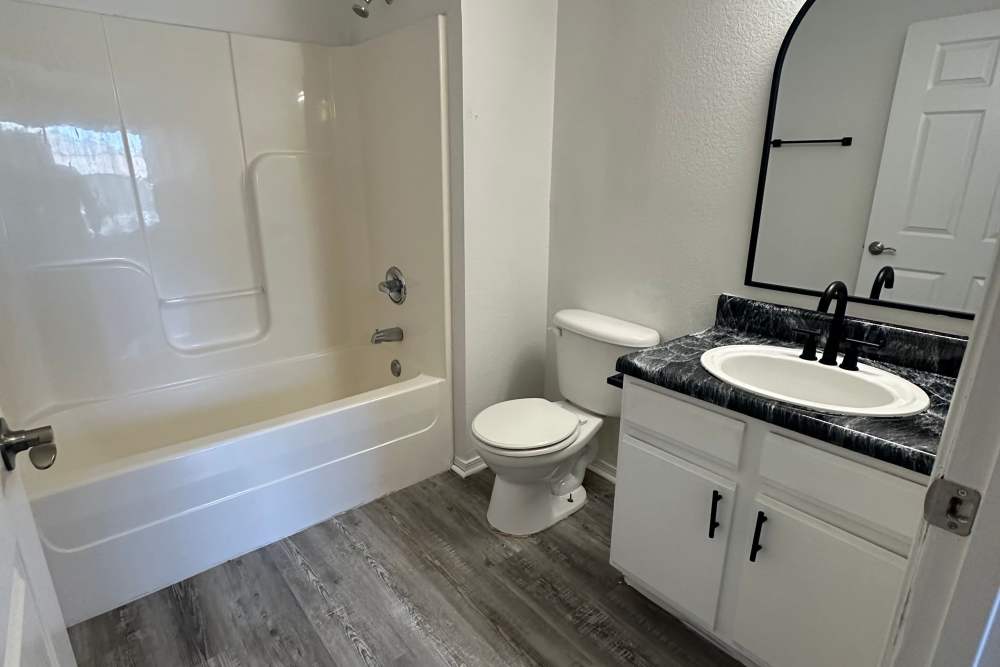 Bathroom at Garrett's Landing in Lawton, Oklahoma