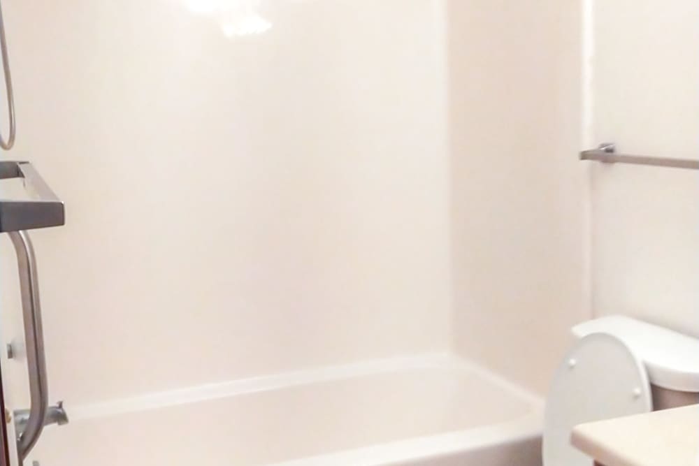 Bathroom with bathtub at Mill Pond (Brooklyn) in Brooklyn, Michigan