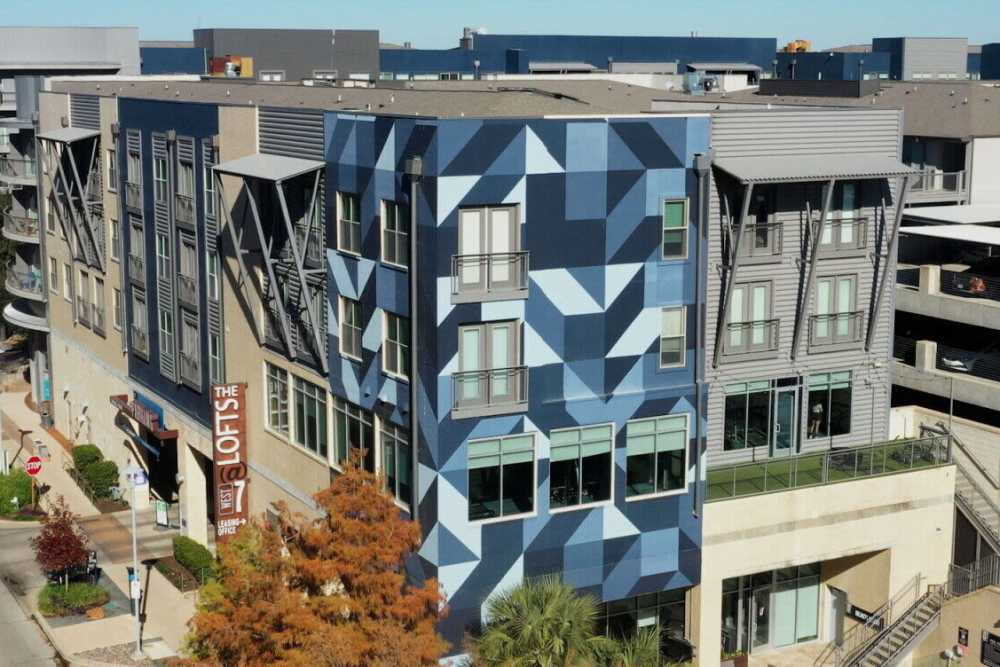 Building exterior at The Lofts At West 7th in Fort Worth,Texas
