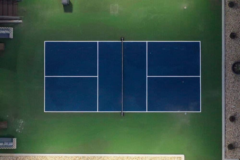 Pickleball court at The Lofts At West 7th in Fort Worth,Texas