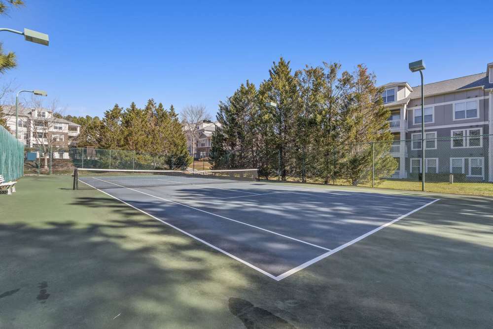 Tennis court at Chandler At University Tower in Durham, North Carolina