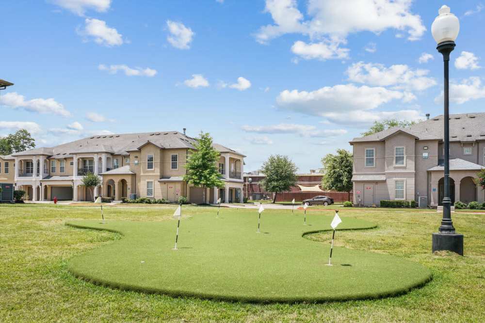 Golf course at Seagrove in Conroe, Texas
