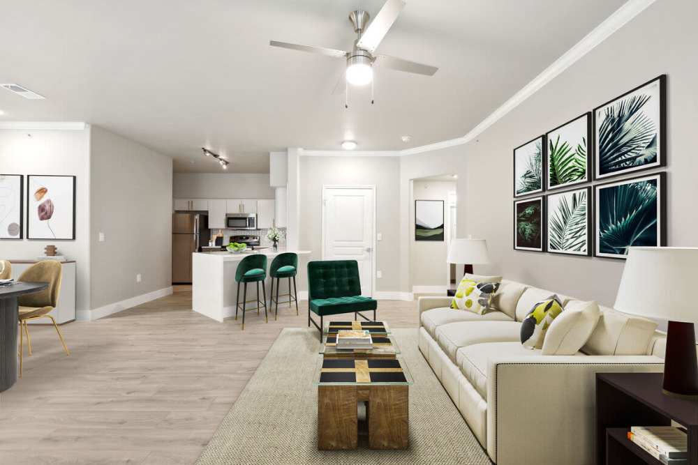 Living room at Collier in Pflugerville, Texas